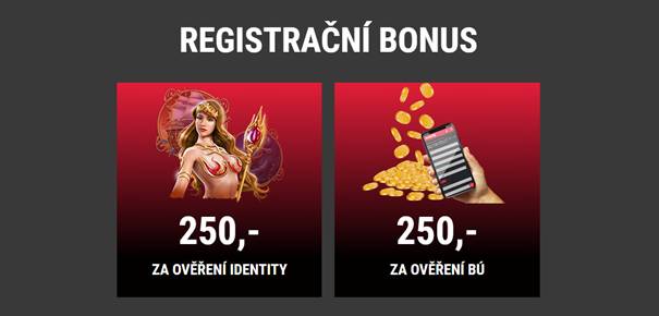 Registrační bonus 500,-