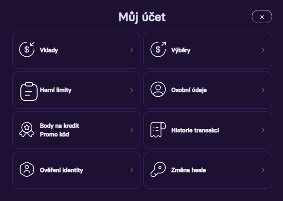 Vyberte možnost výběry