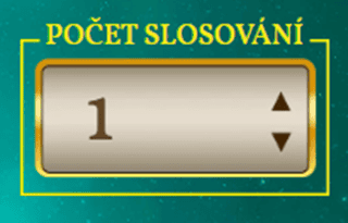 Vyberte počet slosování