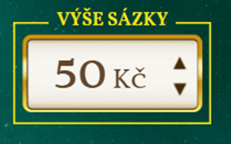 Vyberte výši sázky