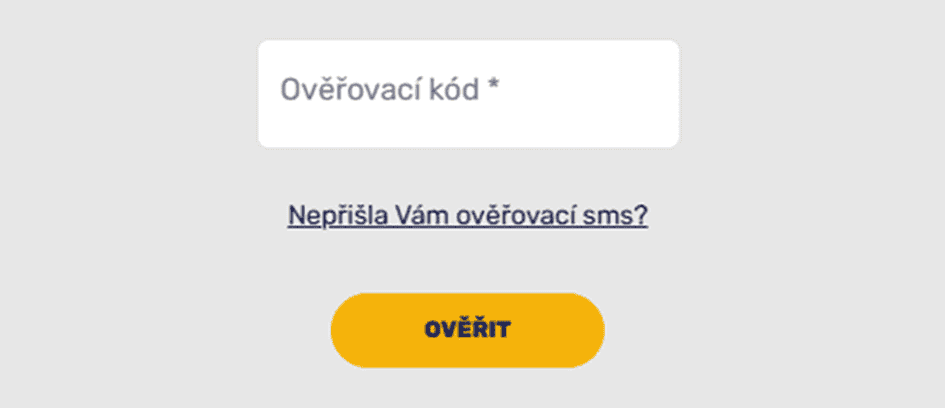 Vyplňte kód