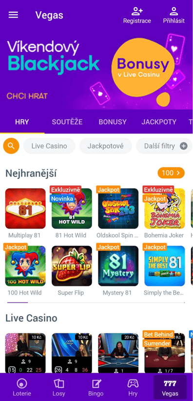 Maxa mobilní aplikace