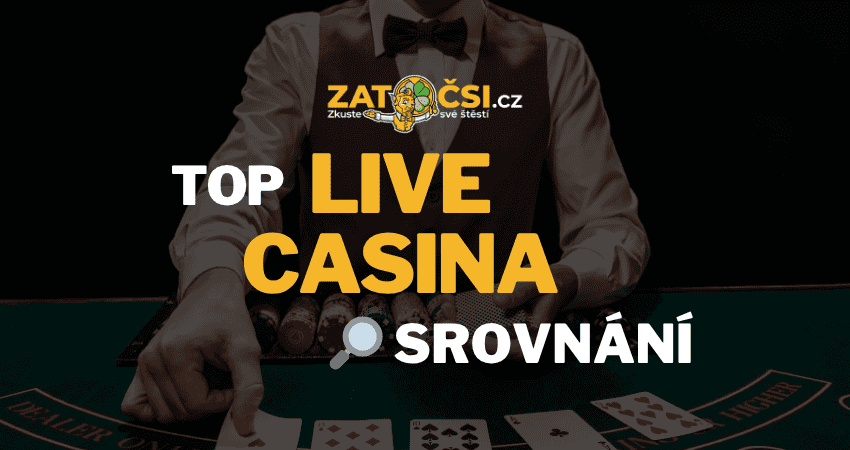 Nejlepší live casina v ČR