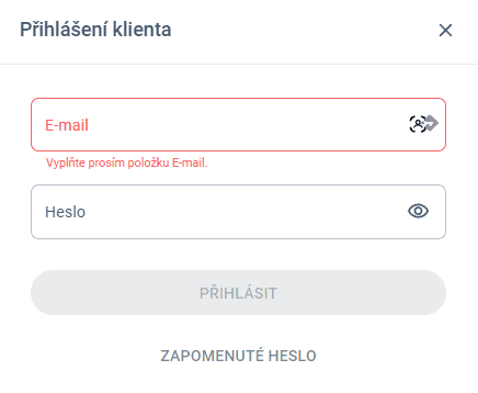 Přihlaste se do účtu