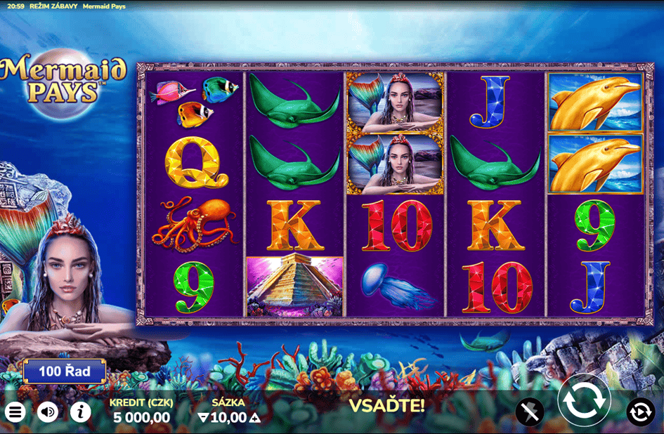 Mermaid Pays 100 Lines