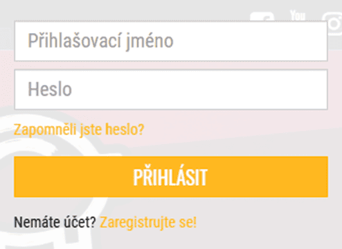 Přihlaste se do účtu