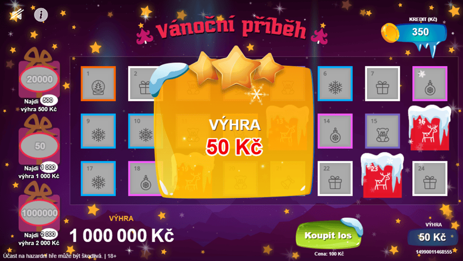 výsledek losu