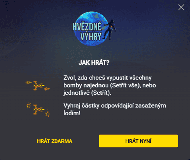 Hvězdné výhry v demo režimu zdarma