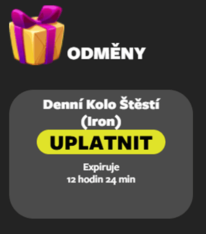 Klikněte na uplatnit