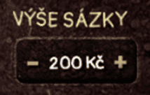 vyberte výši sázky