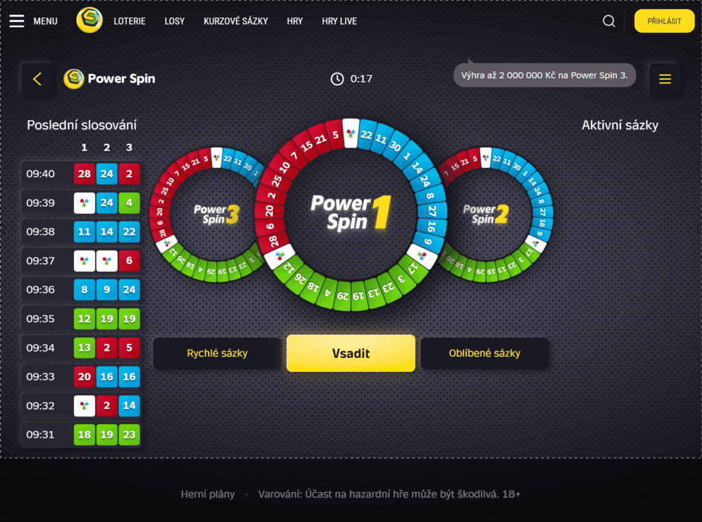 Power Spin loterie