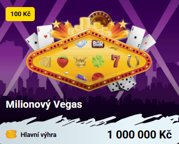Vyberte los Milionový Vegas