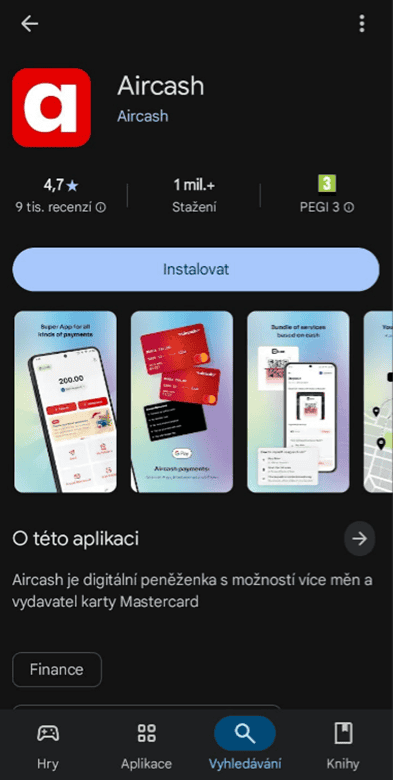 Stažení aplikace