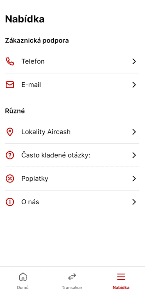 Nabídka