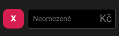 Nastavte částku