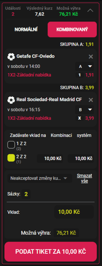 Kombinovaný tiket
