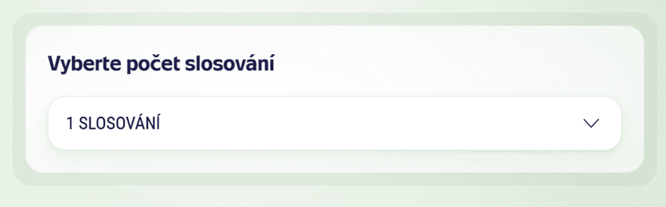 počet slosování