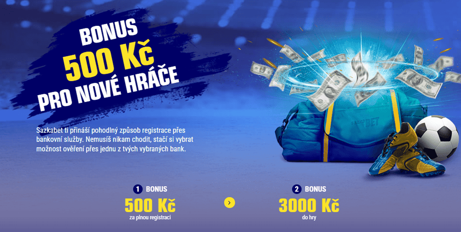 Bonus až 3 500 Kč pro nové hráče
