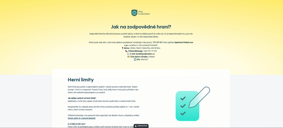 Zodpovědné hraní na SazkaBetu