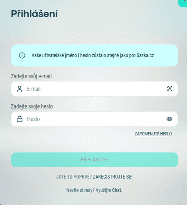 zaregistrujte se
