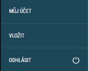 klikněte na vložit
