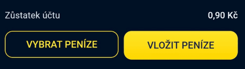 Vklady a výběry