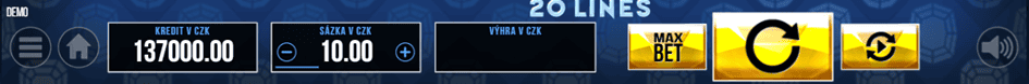 Ovládání ve hře Money Vaults