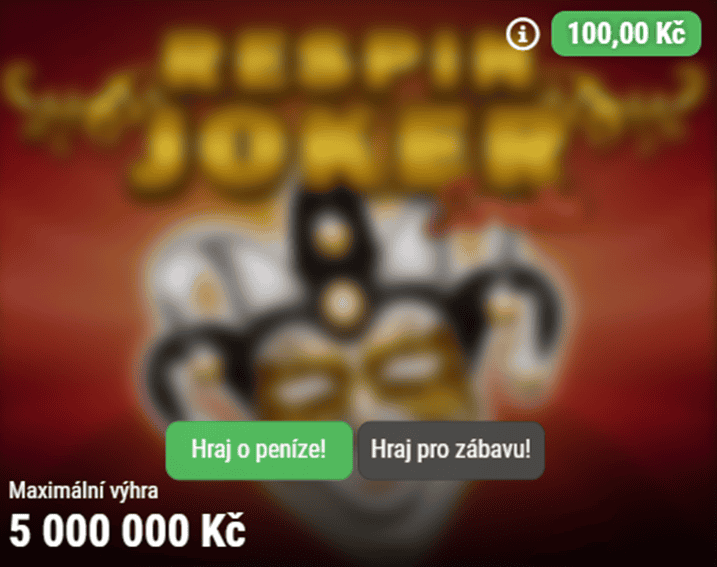 Respin Joker Scratch v demo režimu