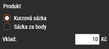 Sázka za věrnostní body