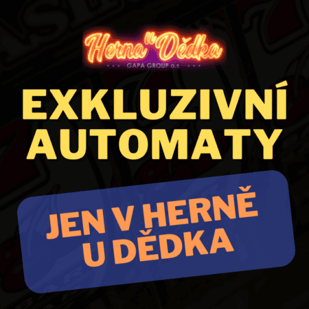 Nejlepší exkluzivní automaty v Herně u Dědka