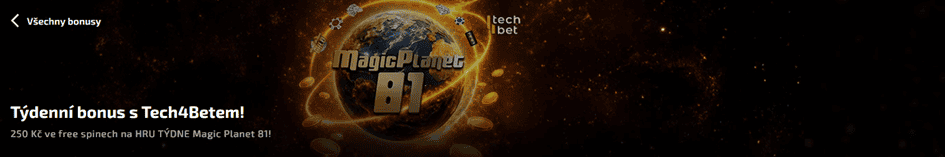 Týdenní Tech4Bet bonus
