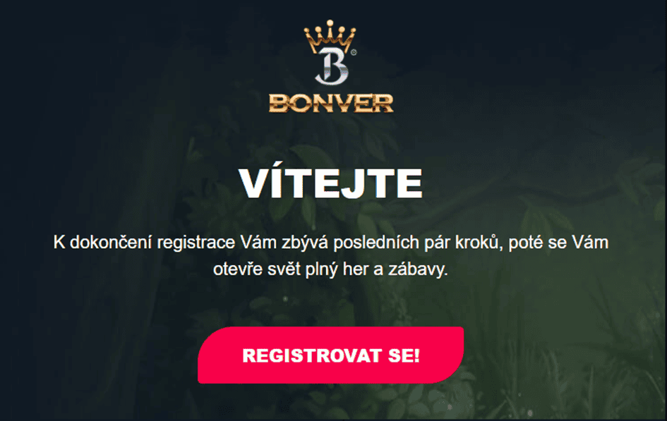 Klikněte na odkaz v e-mailu