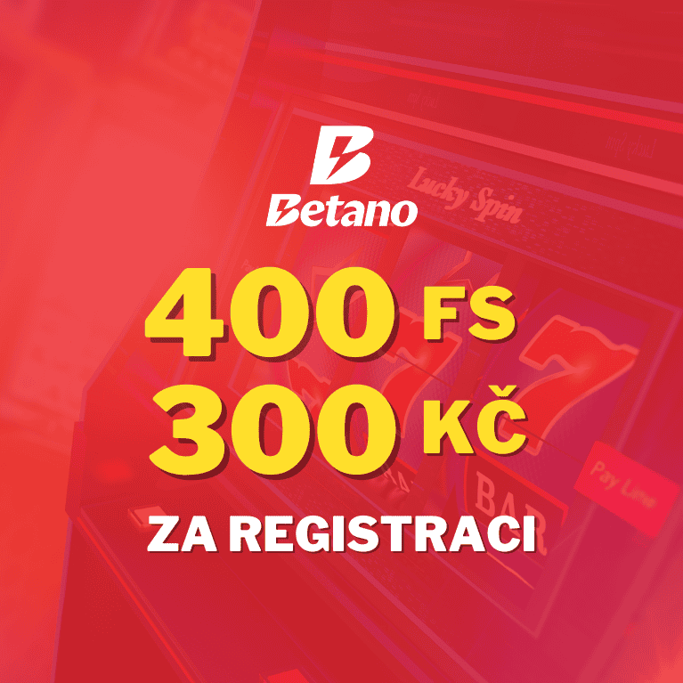 Olympijský bonus od Betana dává 400 free spinů + 300 Kč navíc s promo kódem!