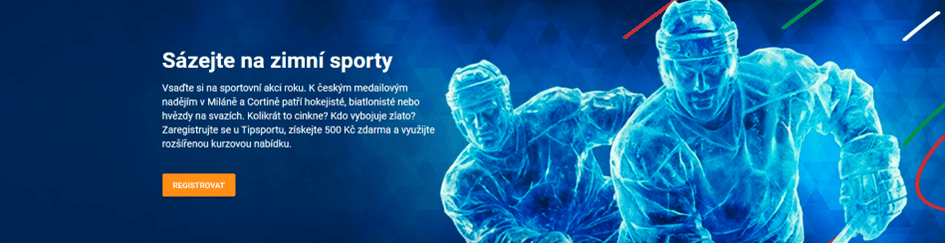 Olympijský registrační bonus od Tipsportu