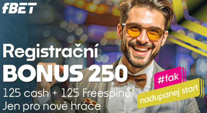 Vstupní bonus 250 Kč