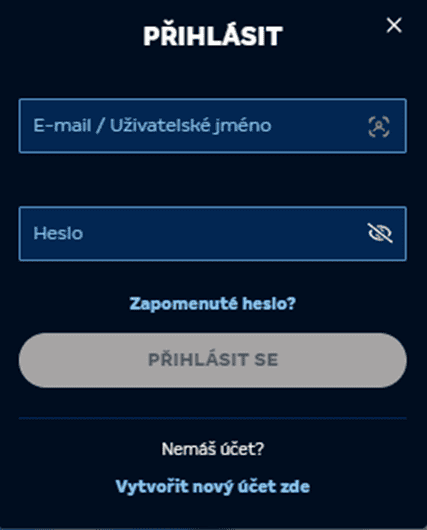 přihlaste se