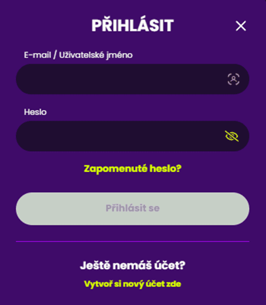 přihlaste se