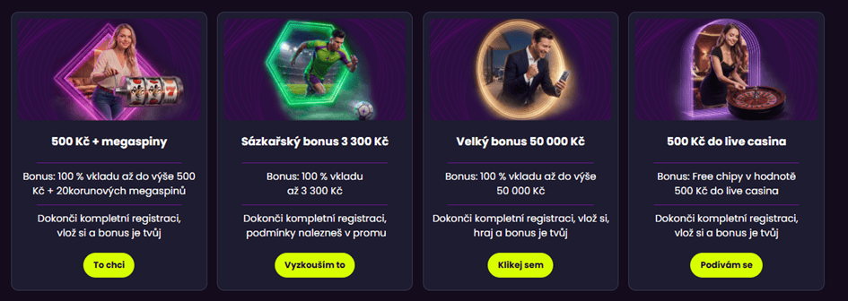 Uvítací bonusy