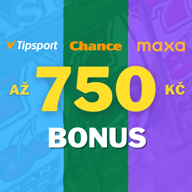 Bonus na pátek třináctého: Získejte až 750 Kč od Tipsportu, Chance a Maxy!