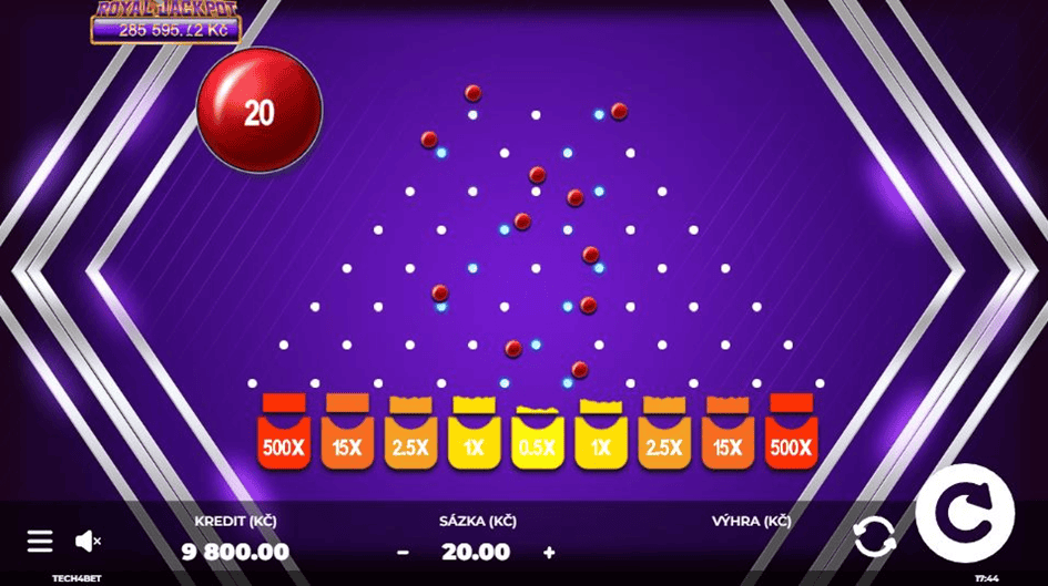 Funkce Hot Plinko