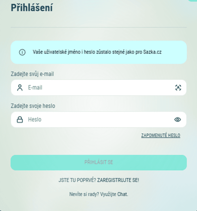 přihlaste se