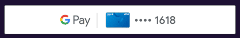 vyberte možnost Google Pay
