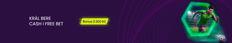 Bonus pro sázkaře až 3 300 Kč