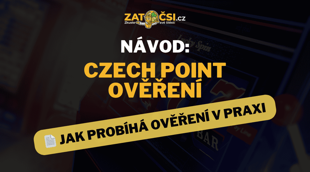 Návod na ověření totožnosti na Czech Pointu