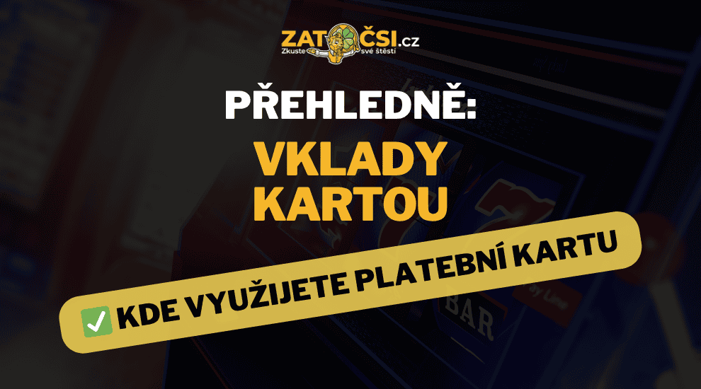 Platba kartou v online casinu: podporovaná casina