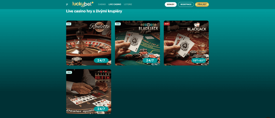 LuckyBet live casino