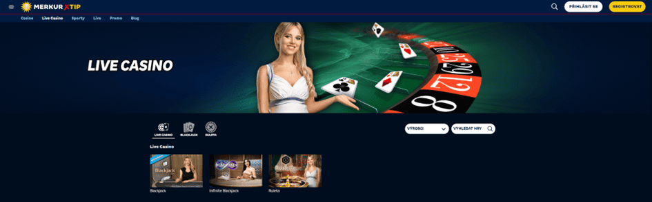 MerkurXtip live casino