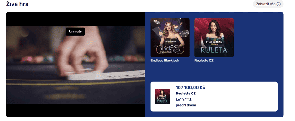 Forbes Casino live casino