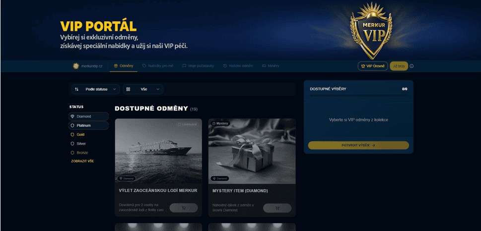 VIP Program na MerkurXtip