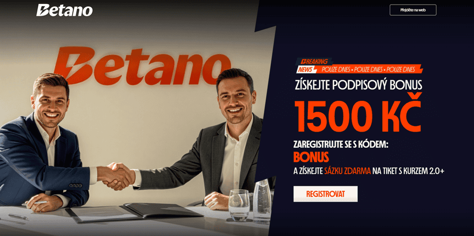 Bonus v hodnotě 1 900 Kč
